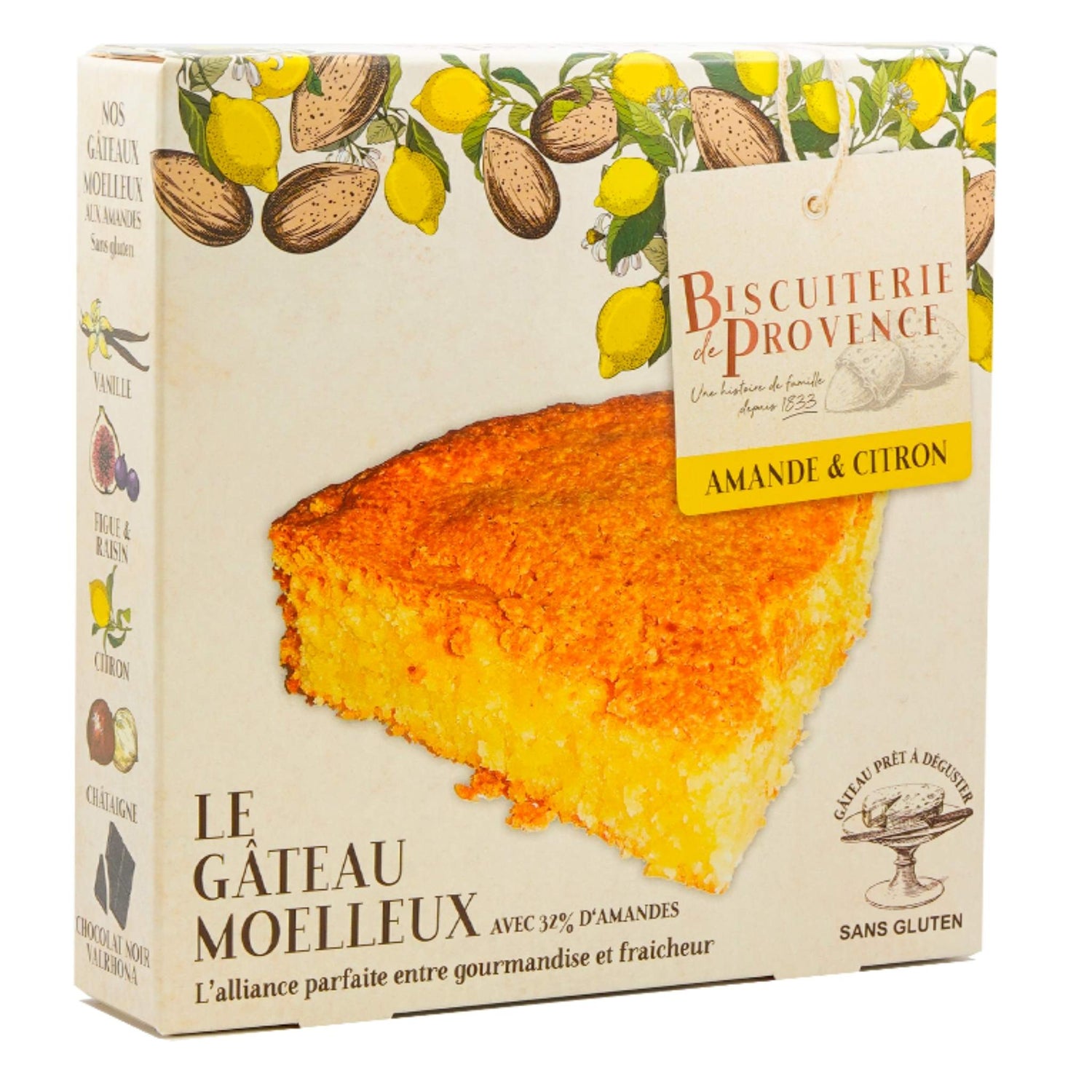 French Almond cakes from Provence from the Biscuiterie de Provence. (Lemon) 8oz