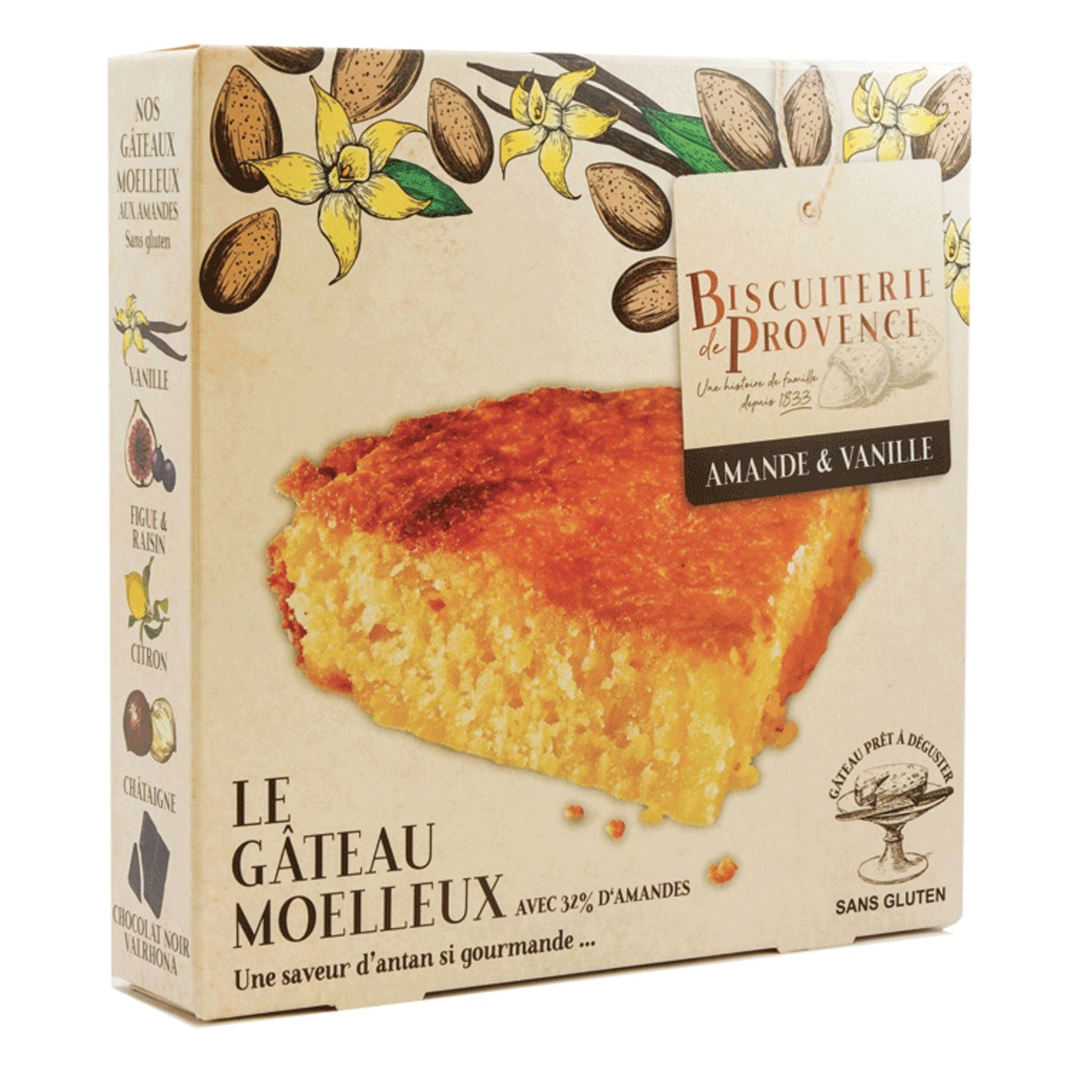 French Almond cakes from Provence from the Biscuiterie de Provence. (Vanilla) 8oz