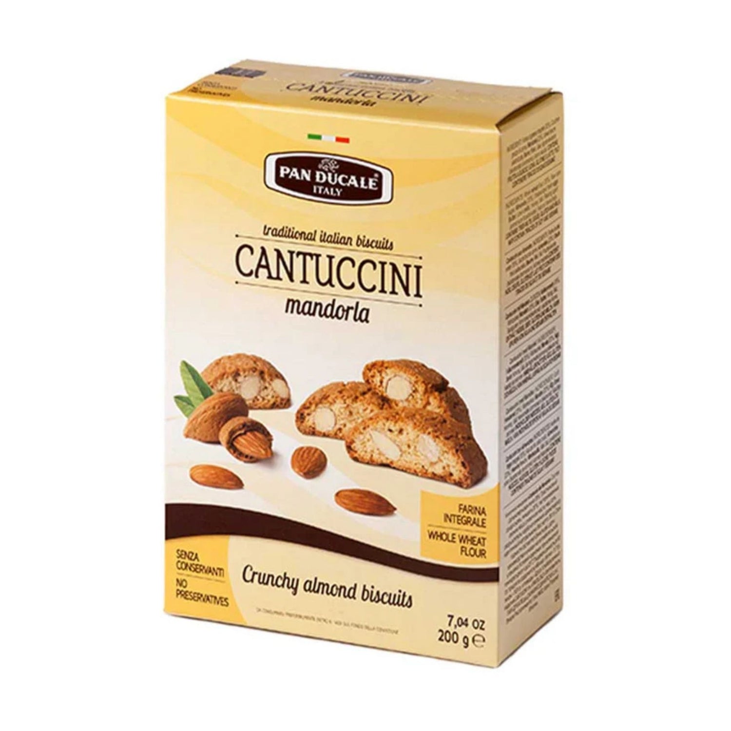 Cantuccini. Pan Ducale Almond Biscotti Bastoncini, 7.04oz (200g)