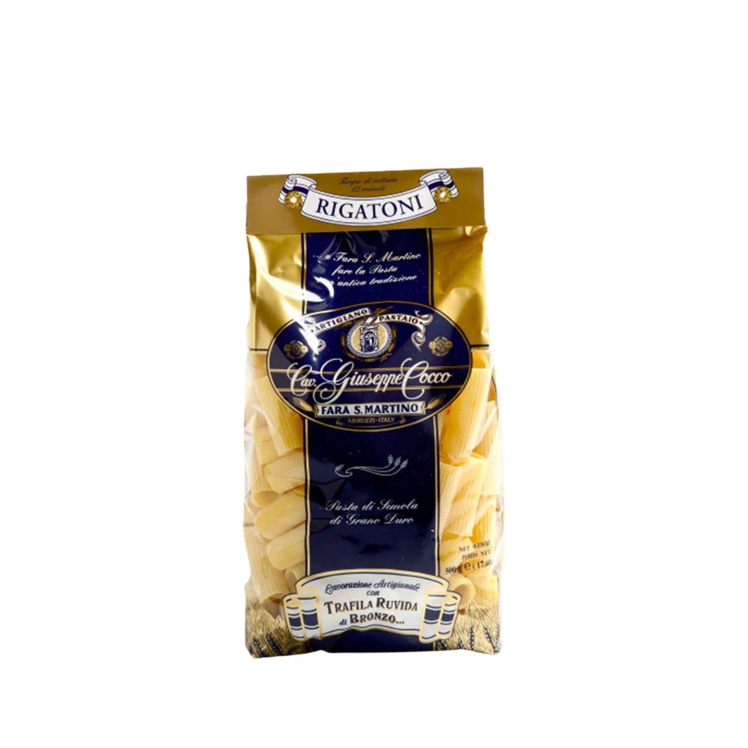 Pastas by Giuseppe de Cocco, Riggatoni 17.6oz